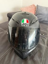 Casco moto AGV XL nero opaco
