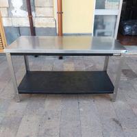 Banco da lavoro in acciaio pesante ZANUSSI