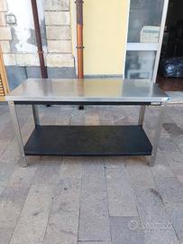 Banco da lavoro in acciaio pesante ZANUSSI