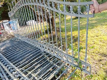 ricenzione, cancelli in ferro zincato 