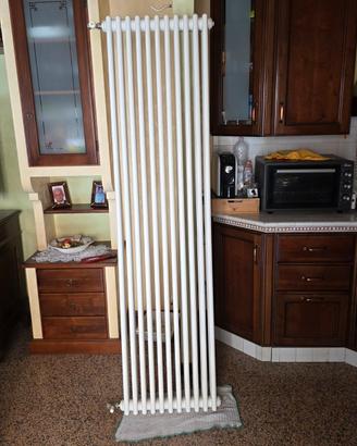 radiatore in acciaio bianco