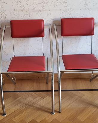 4 sedie di design vintage