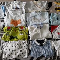 14 PEZZI : abbigliamento neonato ciniglia 68 cm
