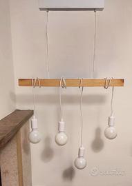 Lampadario a sospensione Eglo Townshend 4 luci E27