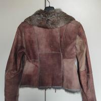 Giacca pelle Sisley Taglia S 