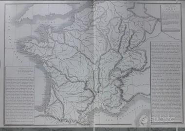 Carta geografica fisica antica