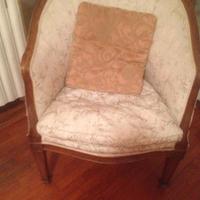 Poltrona poltroncina pozzetto antica da camera