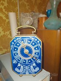 Orologio Laurana anni'70 realizzato a mano in rame