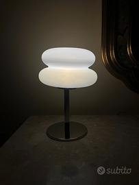 Lampada Stile Bauhaus Space Age Fungo Bianca