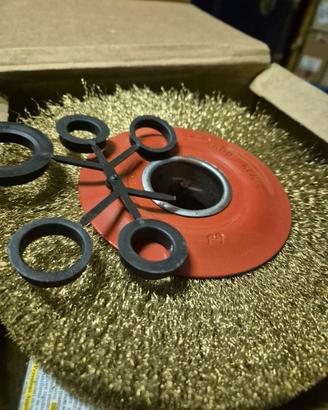 SIT SPAZZOLA ACCIAIO OTTONATO X MOLA DA BANCO 200