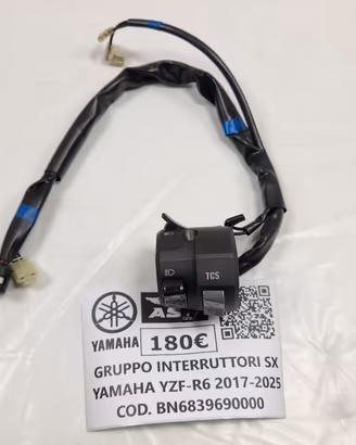 PULSANTIERA DEVIO LUCI SINISTRO YAMAHA YZF R6 2017