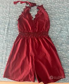 Tutina estiva con schiena scoperta