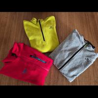 Tre felpe della Quechua