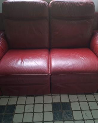 divano in pelle pieno fiore NATUZZI