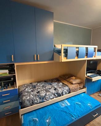 Letto a castello 3 posti letto