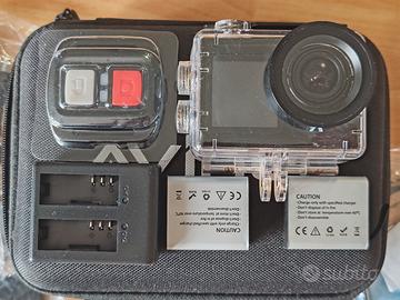 Action Cam 4K IMPERMEABILE fino 40 mt