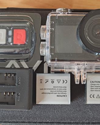 Action Cam 4K IMPERMEABILE fino 40 mt