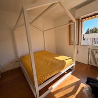 Letto Matrimoniale a Baldacchino