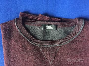 Maglione Win's Italian Style uomo bordeaux taglia