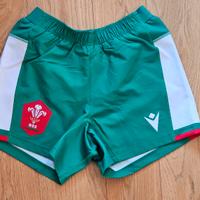 Pantaloncini/short rugby Galles Macron