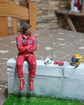 diorama Ayrton  Senna 1\18