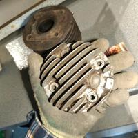 cilindro testa pistone gruppo termico lambretta j 