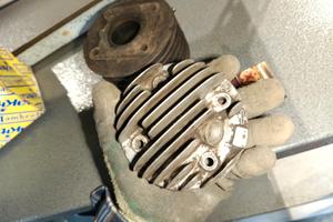 cilindro testa pistone gruppo termico lambretta j 