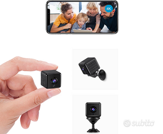 Telecamera Nascosta 4K HD Mini Telecamera Wifi Int