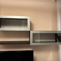 Pensili vetrinetta + mensola