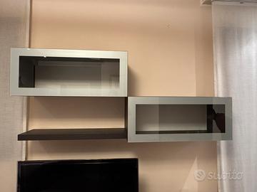 Pensili vetrinetta + mensola