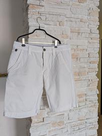Pantaloncino uomo bianco taglia 46 - 100% cotone