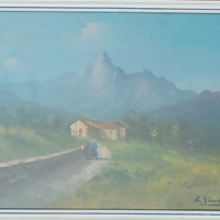 Quadro Paesaggio di R. Giordano