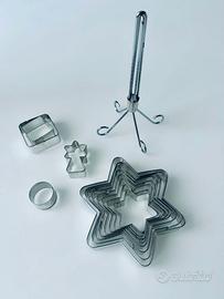 Formine per pasticceria albero di Natale