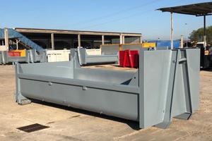 CONTAINER NUOVO PER INERTI APERTO CON PORTA POS