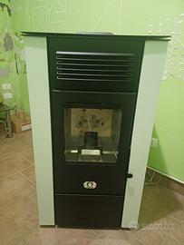 stufa a pellet 15 kw canalizzata 