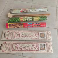 Incensi profumati assortiti + porta incenso in leg