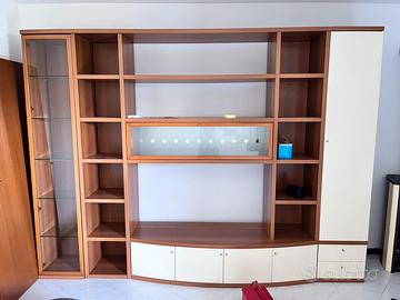 Parete attrezzata soggiorno 280x240h, già smontata