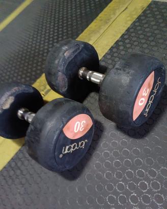 Coppia Manubri Gommati Jordab Fitness