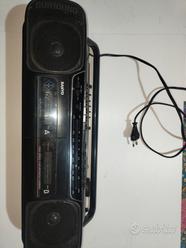 radio boombox Sanyo mw739f surround molto potente  			