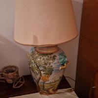 Lampada e porta ombrelli in ceramica di castelli