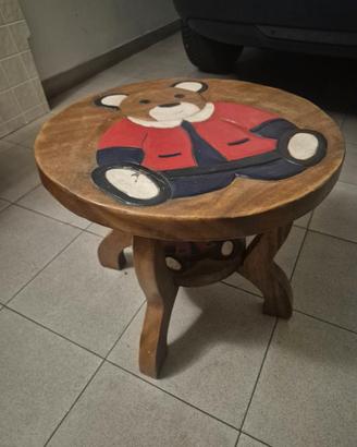 Tavolino e sgabelli da bambino