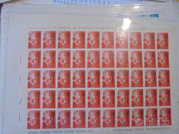 FRANCOBOLLI--- FOGLI INTERI---- PERFETTI--