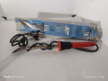 saldatore elettrico a stagno della marca Jet. 