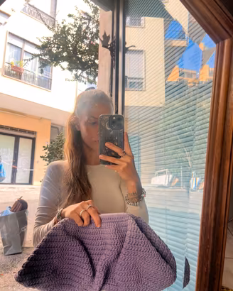 Borsa clutch fatta a mano