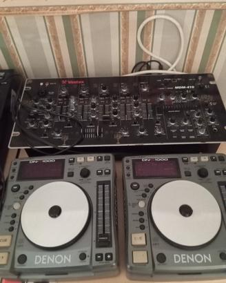 attrezzatura per dj