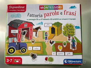 Sapientino Gioco Montessori Parole Frasi