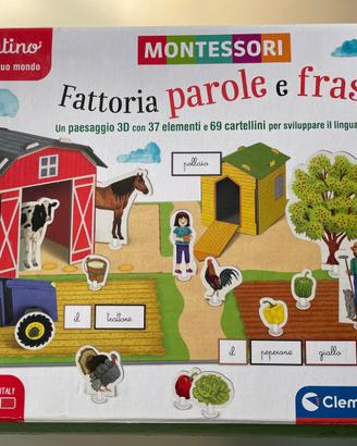 Sapientino Gioco Montessori Parole Frasi