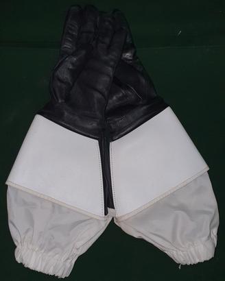 guanti polizia stradale vintage 