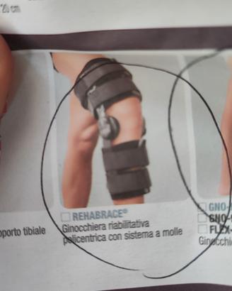 Ginocchiera riabilitativa  policentrica 