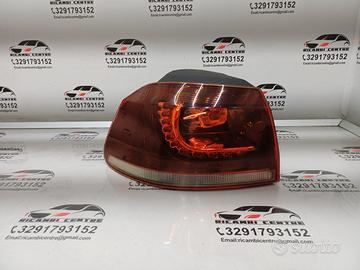 Faro fanale stop led posteriore oscurato sx vw gol